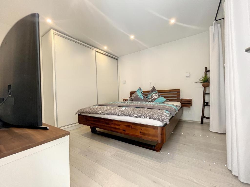 Appartement Moderne Avec Terrasse Et Piscine A Chatel Sur Bex Bagian luar foto